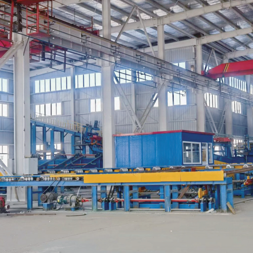 鋼管吹鍍生產(chǎn)線